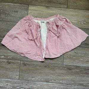 Charming Red and White Striped Kids Cape